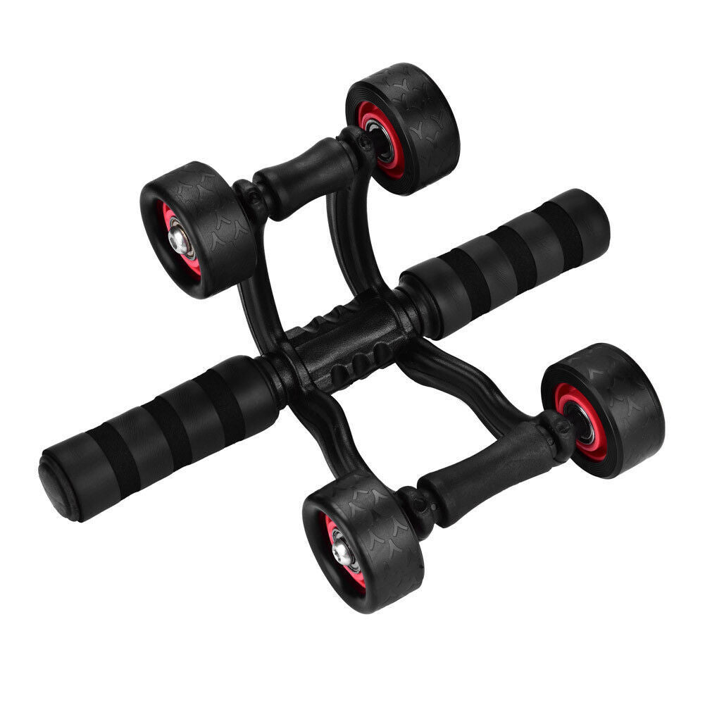Ab Roller Wheels Abdominal Workout Training Exercise Gym Fitness