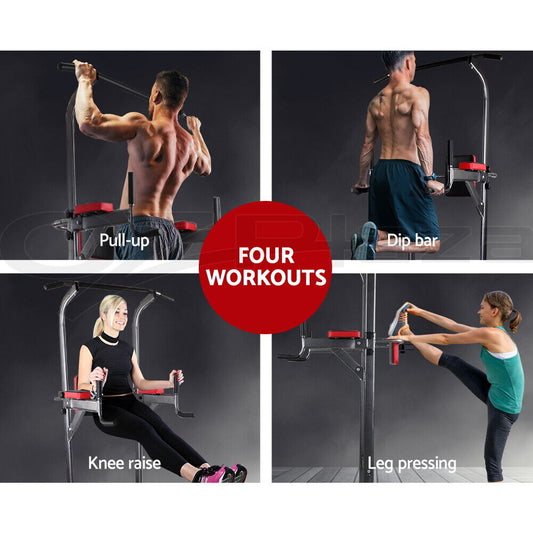 Everfit Weight Bench Chip up Tower Bench Press Gym Equipment Fitness Bench