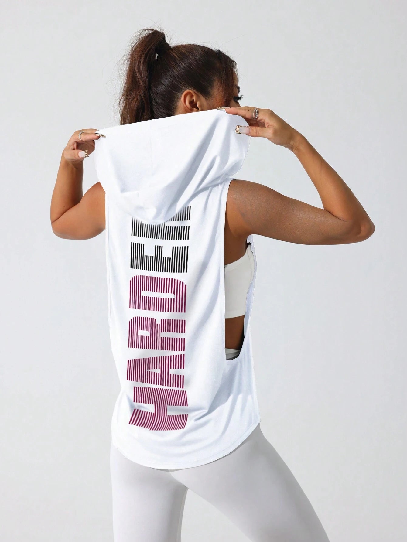 Sport Studio Women'S Solid Color round Neck Fitness Sports Tank Topworkout Tank Top