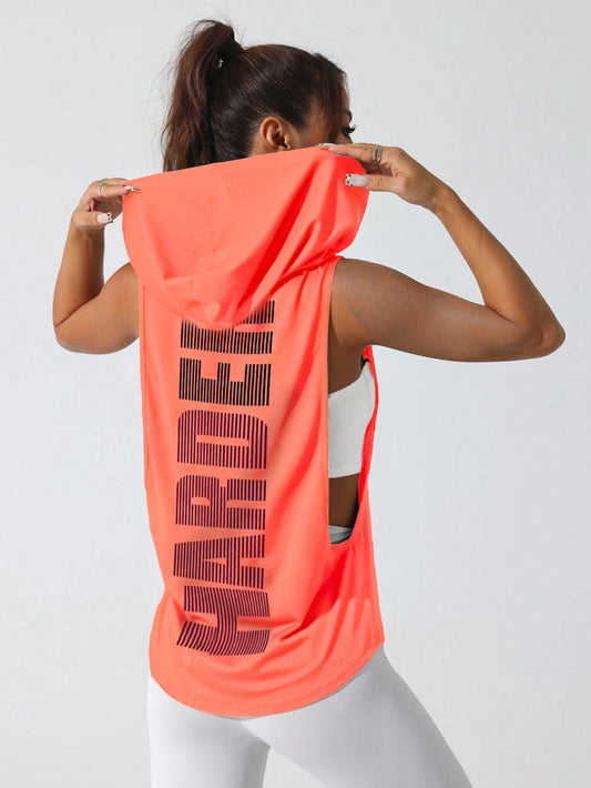 Sport Studio Women'S Solid Color round Neck Fitness Sports Tank Topworkout Tank Top