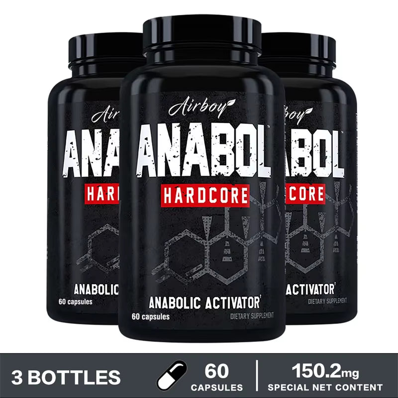 Anabol Hardcore - Make Your Muscles Bigger, Stronger, Harder & Denser, Promote Muscle Growth, Increase Strength and Endurance