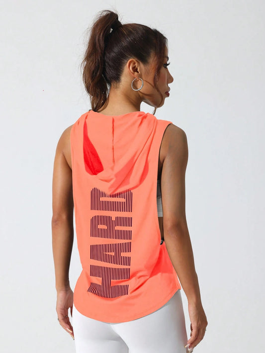Sport Studio Women'S Solid Color round Neck Fitness Sports Tank Topworkout Tank Top
