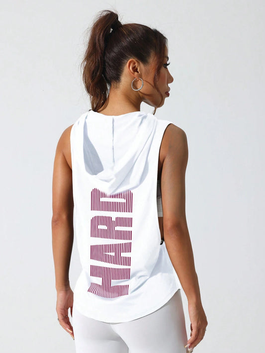 Sport Studio Women'S Solid Color round Neck Fitness Sports Tank Topworkout Tank Top