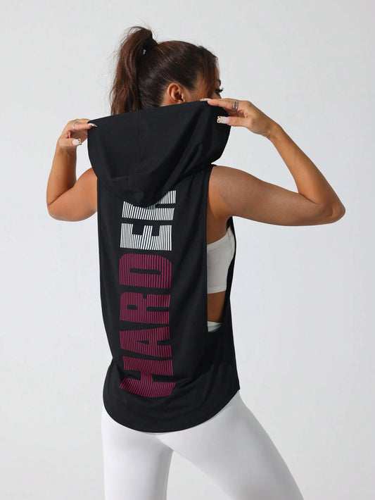 Sport Studio Women'S Solid Color round Neck Fitness Sports Tank Topworkout Tank Top
