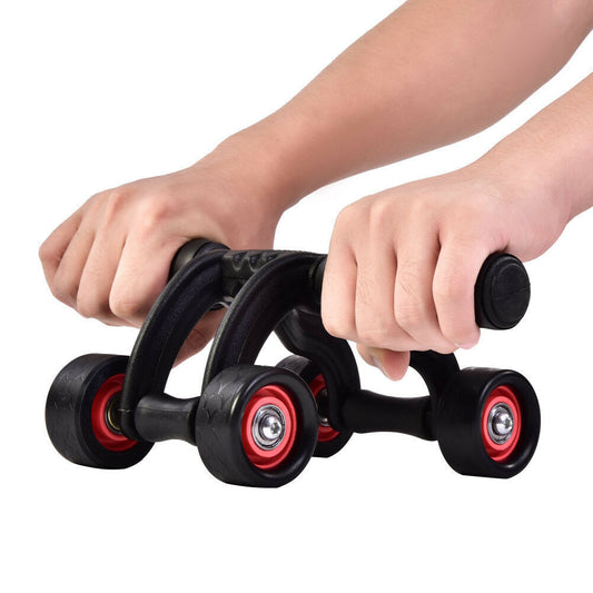 Ab Roller Wheels Abdominal Workout Training Exercise Gym Fitness