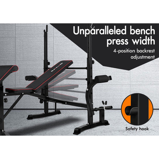 BLACK LORD Weight Bench 14In1 Press Multi-Station Fitness Home Gym Equipment