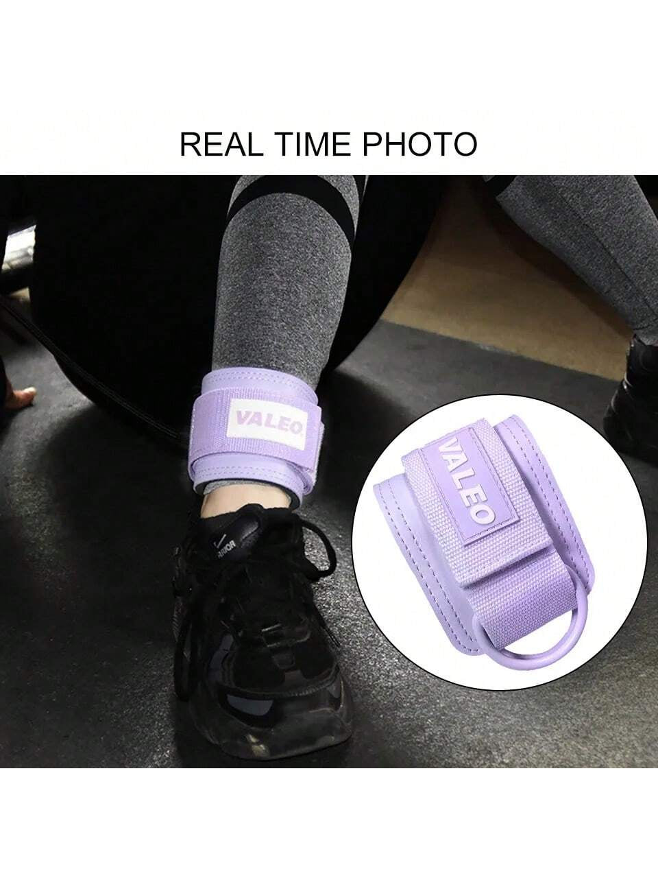 1Pc Fitness Ankle Strap for Leg & Butt Training - with Elastic Band & Loop for Cable Machines, 2024 New Release,Loogdeel Fitness Ankle Straps Adjustable Foot Support Padded Cuffs Ankle Weight Leg Training Brace Yoga Sport Tool Unisex