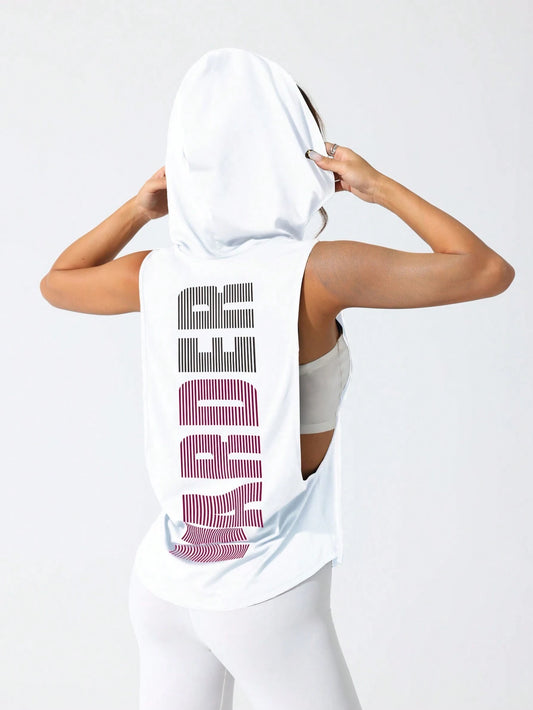 Sport Studio Women'S Solid Color round Neck Fitness Sports Tank Topworkout Tank Top