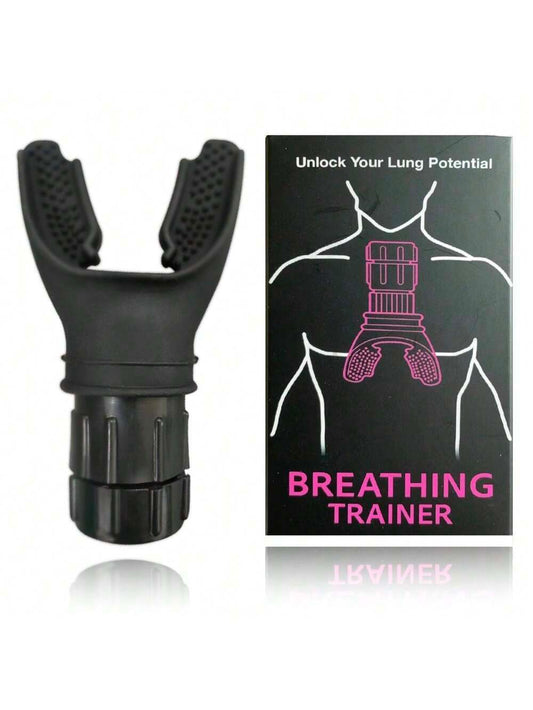 1Pc Ultimate Breathing Trainer - Customizable Resistance for Enhanced Respiratory Strength, Professional Fitness Workout at Home