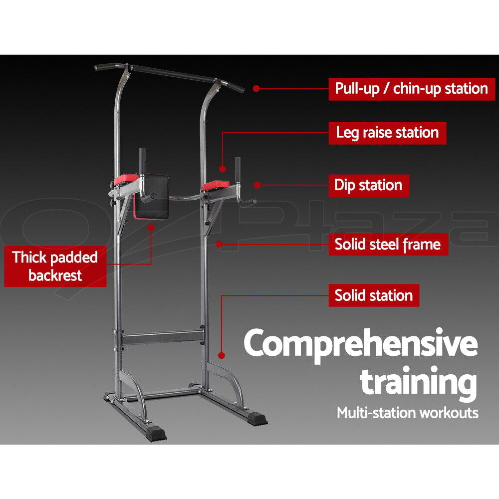 Everfit Weight Bench Chip up Tower Bench Press Gym Equipment Fitness Bench