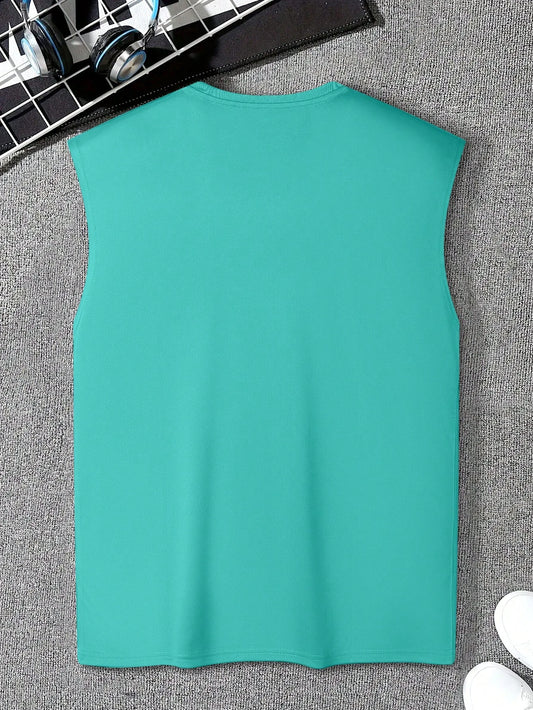 Manfinity Dauomo Men'S Letter Printed Tank Top
