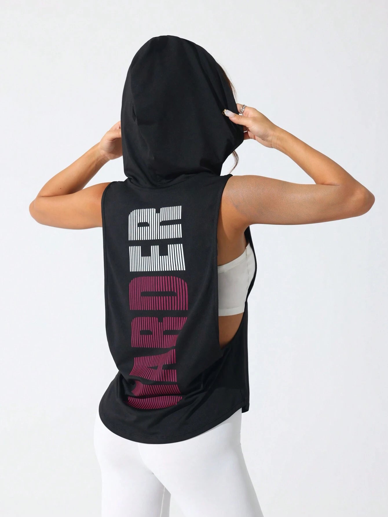 Sport Studio Women'S Solid Color round Neck Fitness Sports Tank Topworkout Tank Top