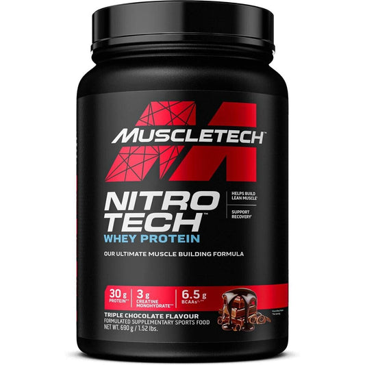 Muscletech Nitro Tech Whey Protein 690G 1.5 Lbs Triple Chocolate