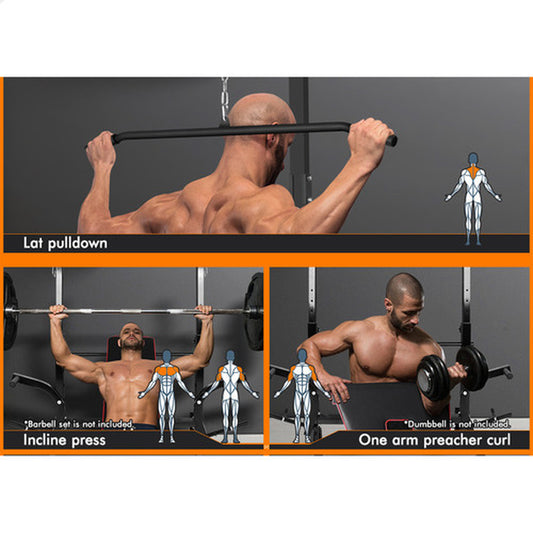 BLACK LORD Weight Bench 14In1 Press Multi-Station Fitness Home Gym Equipment