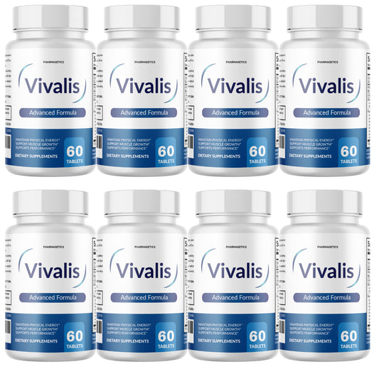 Vivalis Advanced Vitality Support Maximum Strength Formula - 8 Bottles